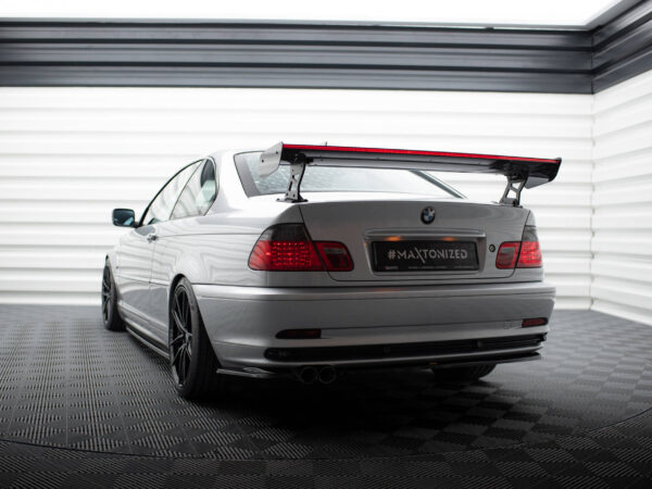 Pol po carbon spoiler with external brackets uprights led bmw 3 coupe e46 20934 18