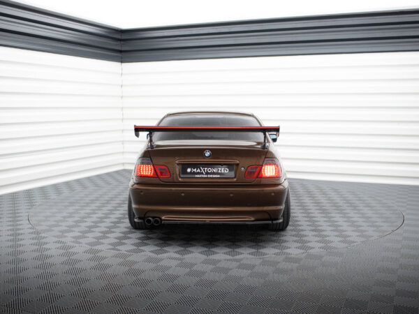 Pol po carbon spoiler with external brackets uprights led bmw 3 coupe e46 20934 2