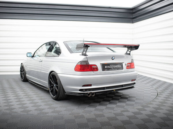 Pol po carbon spoiler with external brackets uprights led bmw 3 coupe e46 20934 21