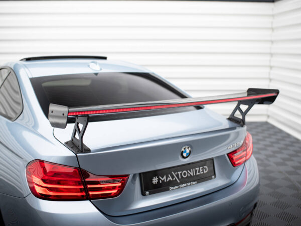 Pol po carbon spoiler with external brackets uprights led bmw 4 f32 4 f32 m pack coupe 21017 1