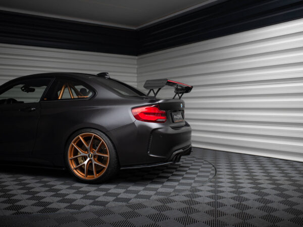 Pol po carbon spoiler with external brackets uprights led bmw m2 f87 2 2 m pack f22 20822 14