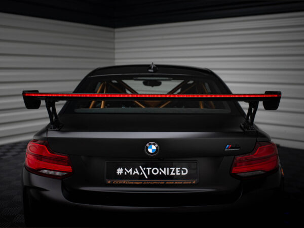 Pol po carbon spoiler with external brackets uprights led bmw m2 f87 2 2 m pack f22 20822 18