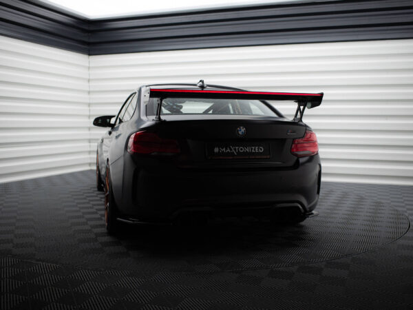 Pol po carbon spoiler with external brackets uprights led bmw m2 f87 2 2 m pack f22 20822 2