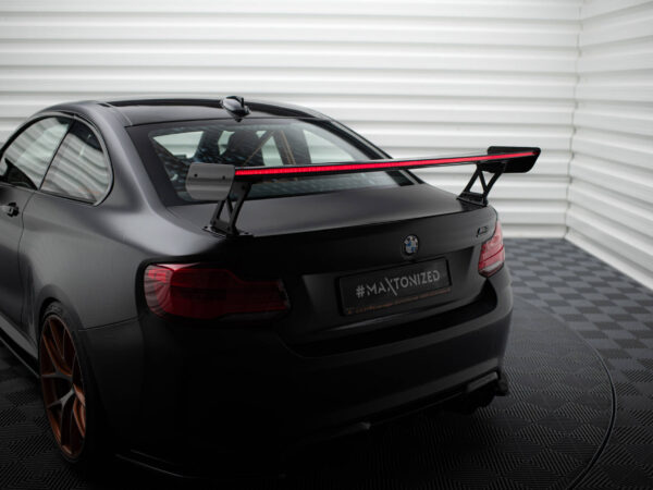 Pol po carbon spoiler with external brackets uprights led bmw m2 f87 2 2 m pack f22 20822 4