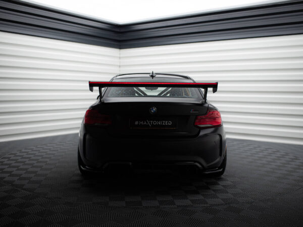 Pol po carbon spoiler with external brackets uprights led bmw m2 f87 2 2 m pack f22 20822 5