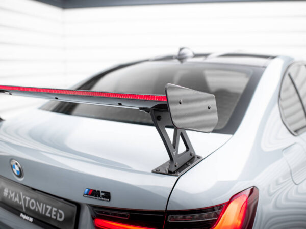 Pol po carbon spoiler with external brackets uprights led bmw m3 g80 m340i g20 3 m pack g20 3 standard g20 20361 13