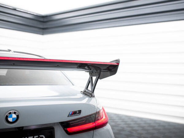 Pol po carbon spoiler with external brackets uprights led bmw m3 g80 m340i g20 3 m pack g20 3 standard g20 20361 14