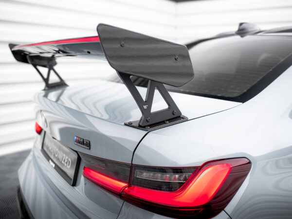 Pol po carbon spoiler with external brackets uprights led bmw m3 g80 m340i g20 3 m pack g20 3 standard g20 20361 15