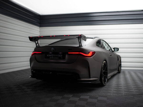 Pol po carbon spoiler with external brackets uprights led bmw m4 g82 g82 facelift m440i 4 m pack g22 g22 facelift 20651 12