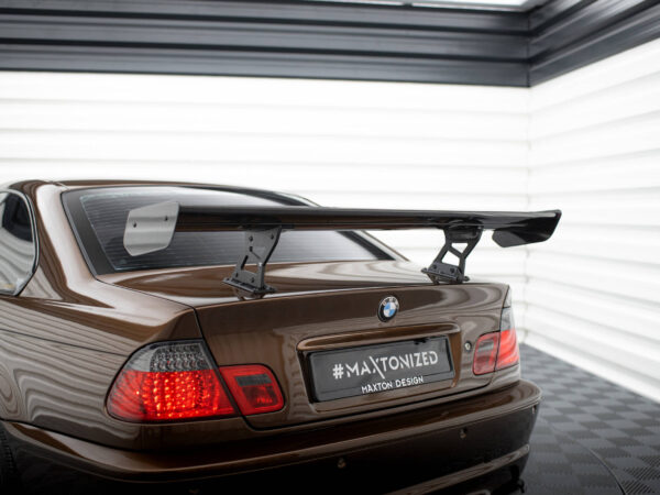 Pol po carbon spoiler with internal brackets uprights bmw 3 coupe e46 20926 13