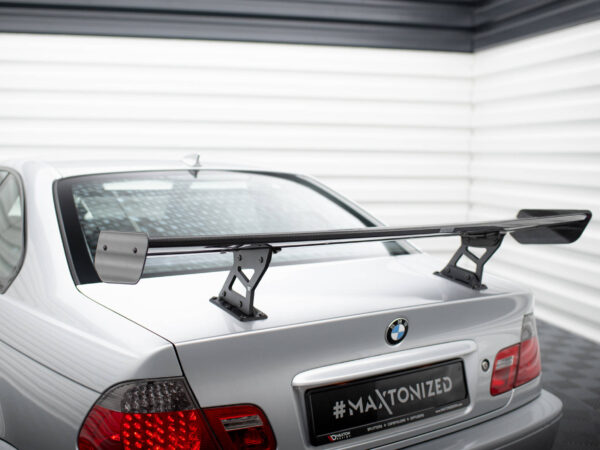 Alternative view of Maxton Design Prepreg Carbon Fibre Spoiler with Internal Brackets Uprights For BMW 3 Series E46