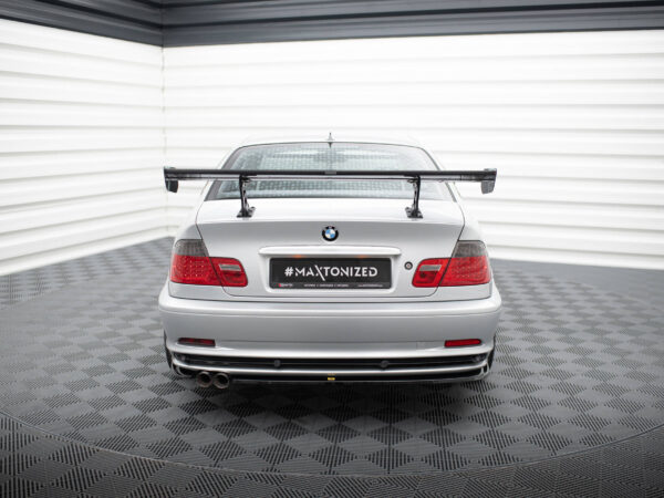 Pol po carbon spoiler with internal brackets uprights bmw 3 coupe e46 20926 20