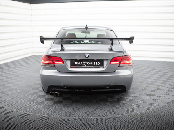 Alternative view of Maxton Design Prepreg Carbon Fibre Spoiler with Internal Brackets Uprights For BMW 3 Series E92 M3 E92