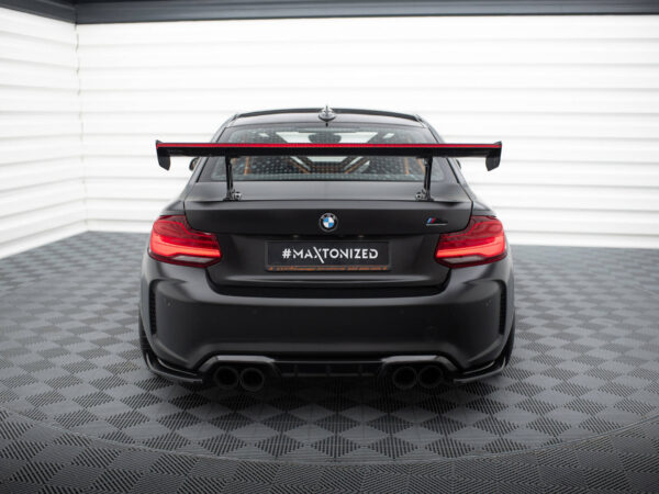 Pol po carbon spoiler with internal brackets uprights bmw m2 f87 2 2 m pack f22 20653 6