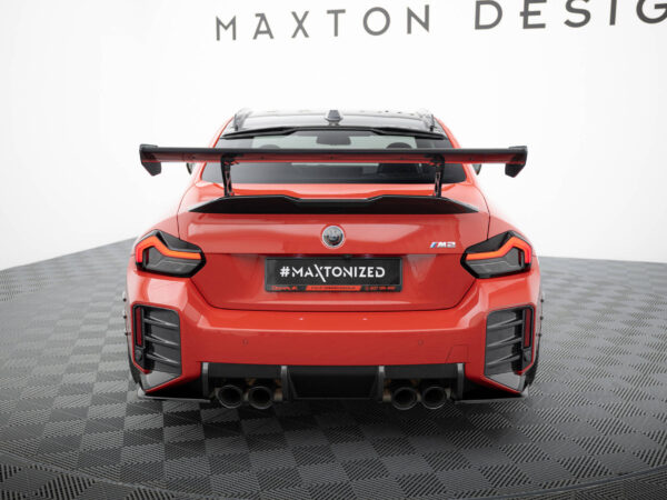 Alternative view of Maxton Design Prepreg Carbon Fibre Spoiler with Internal Brackets Uprights For BMW M2 G87