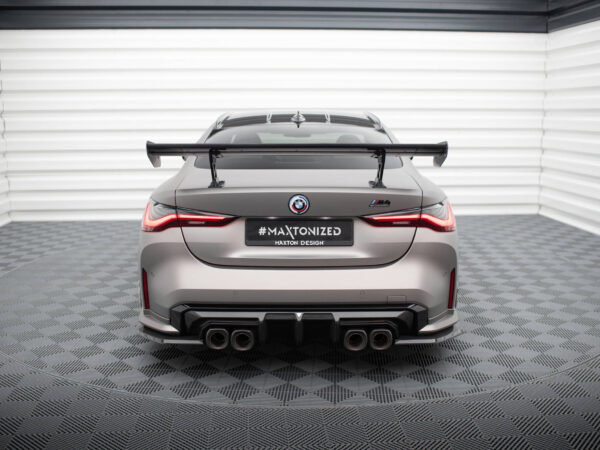 Alternative view of Maxton Design Prepreg Carbon Fibre Spoiler with Internal Brackets Uprights For BMW M4 G82 G82 LCI M440i 4 M Sport G22 LCI