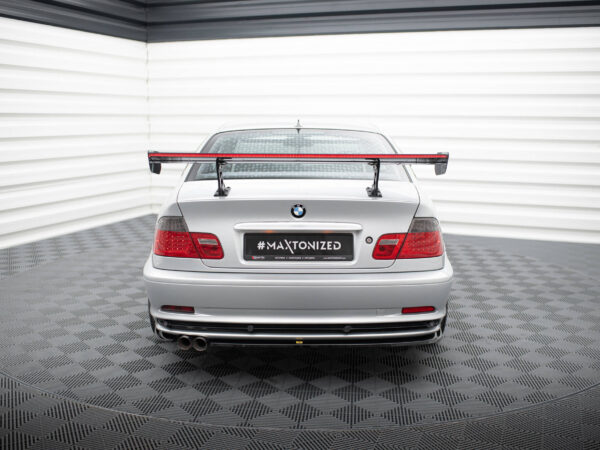 Pol po carbon spoiler with internal brackets uprights led bmw 3 coupe e46 20929 10