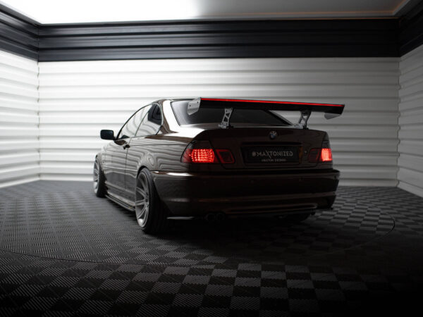 Alternative view of Maxton Design Prepreg Carbon Fibre Spoiler with Internal Brackets Uprights For BMW 3 Series E46