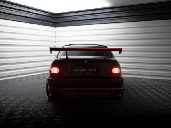 Pol po carbon spoiler with internal brackets uprights led bmw 3 coupe e46 20929 21
