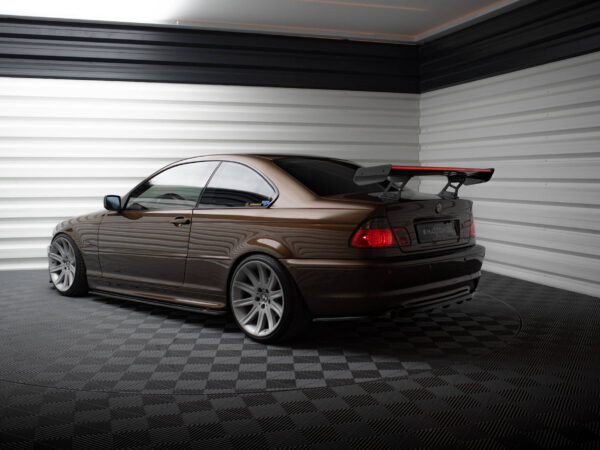 Pol po carbon spoiler with internal brackets uprights led bmw 3 coupe e46 20929 22