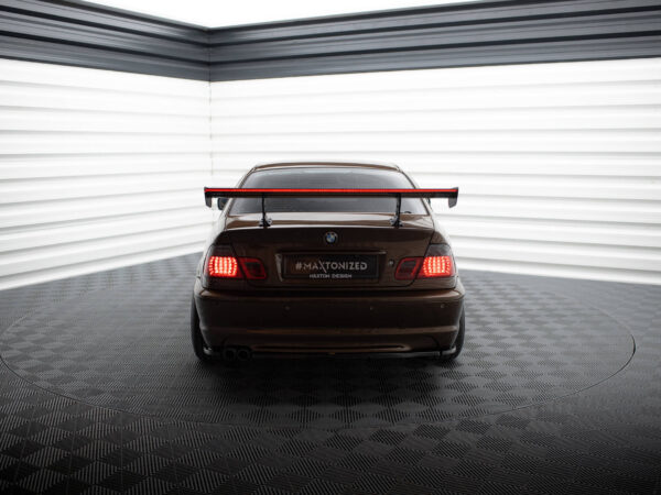 Pol po carbon spoiler with internal brackets uprights led bmw 3 coupe e46 20929 23