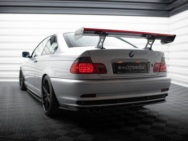 Pol po carbon spoiler with internal brackets uprights led bmw 3 coupe e46 20929 9