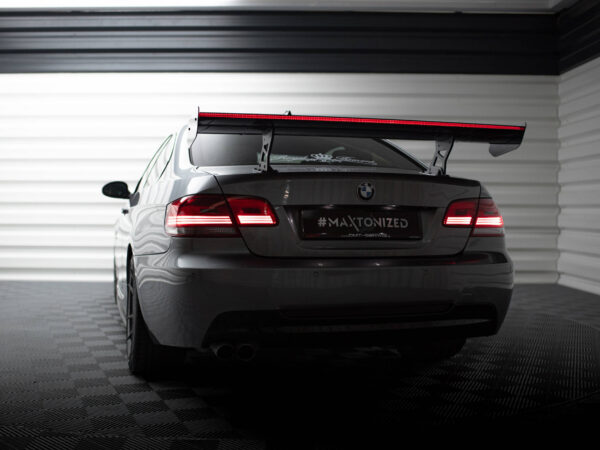 Alternative view of Maxton Design Prepreg Carbon Fibre Spoiler with Internal Brackets Uprights For BMW 3 Series E92 M3 E92
