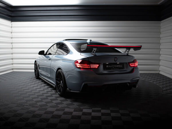 Alternative view of Maxton Design Prepreg Carbon Fibre Spoiler With Internal Brackets Uprights For BMW 4 Series F32 M Sport