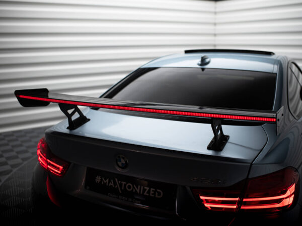 Pol po carbon spoiler with internal brackets uprights led bmw 4 f32 4 f32 m pack coupe 21024 7