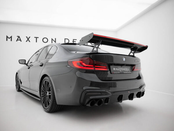 Pol po carbon spoiler with internal brackets uprights led bmw 5 m5 sedan g30 f90 21667 15