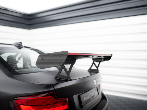 Pol po carbon spoiler with internal brackets uprights led bmw m2 f87 2 2 m pack f22 20654 13