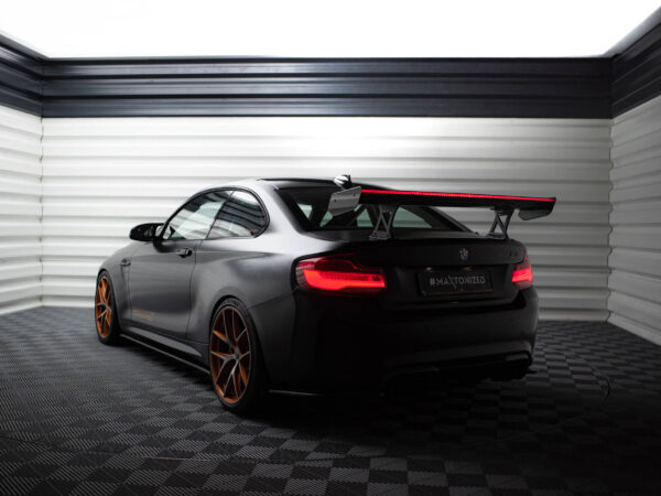 Pol po carbon spoiler with internal brackets uprights led bmw m2 f87 2 2 m pack f22 20654 19
