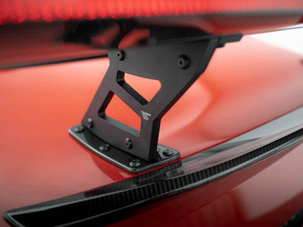 Pol po carbon spoiler with internal brackets uprights led bmw m2 g87 22145 12