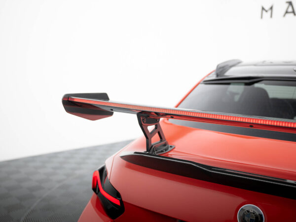 Pol po carbon spoiler with internal brackets uprights led bmw m2 g87 22145 4