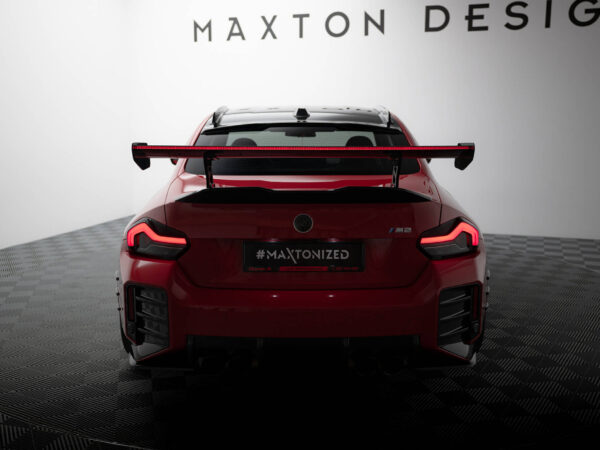 Alternative view of Maxton Design Prepreg Carbon Fibre Spoiler With Internal Brackets Uprights For BMW M2 G87