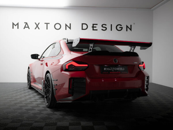 Pol po carbon spoiler with internal brackets uprights led bmw m2 g87 22145 9