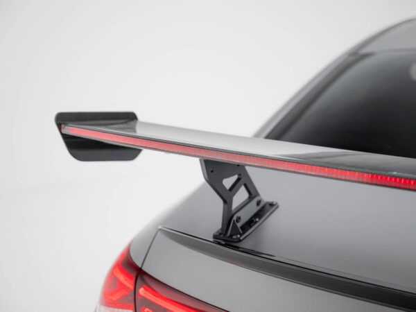 Pol po carbon spoiler with internal brackets uprights led mercedes benz cla coupe c118 c118 facelift 21583 7