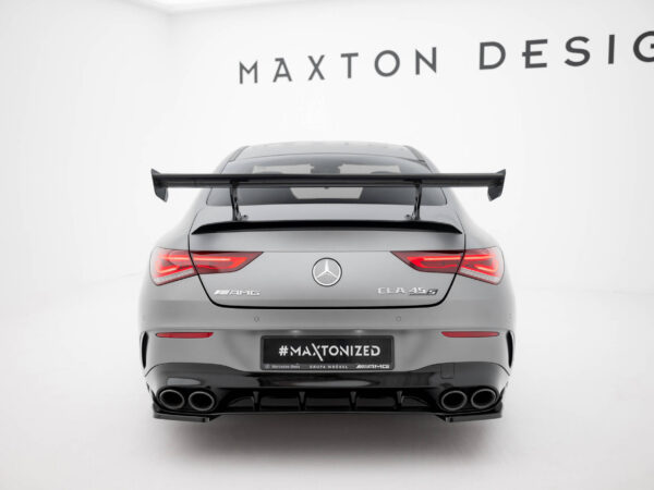 Alternative view of Maxton Design Prepreg Carbon Fibre Boot Spoiler With Internal Brackets Uprights For Mercedes-Benz CLA C118 LCI