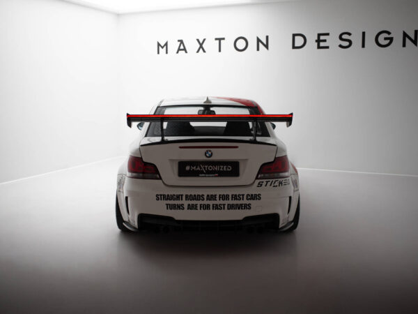 Pol po carbon spoiler with internal brackets uprights v 1 led bmw 1 m e82 21616 18