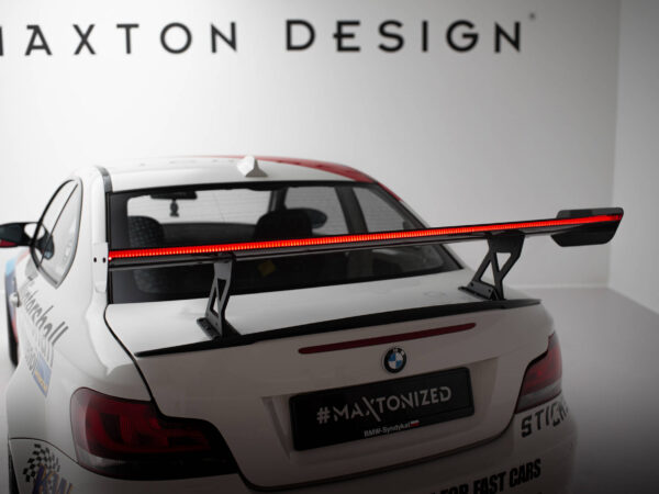 Pol po carbon spoiler with internal brackets uprights v 1 led bmw 1 m e82 21616 19
