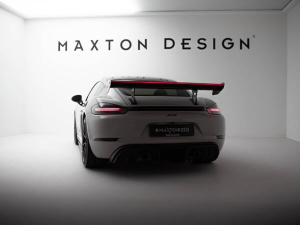 Pol po carbon spoiler with internal brackets uprights v 1 led porsche 718 cayman 982c 21511 15
