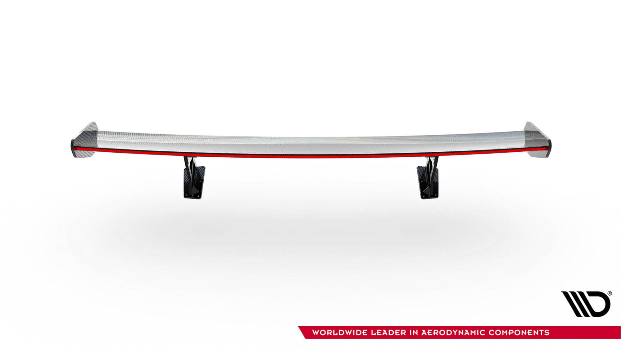 Maxton design prepreg carbon fibre spoiler with internal brackets uprights v. 1 + led for porsche 718 cayman 982c - image 9