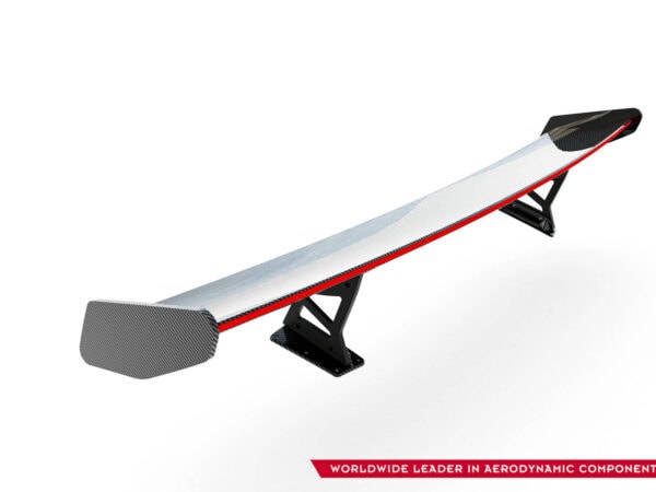 Pol po carbon spoiler with internal brackets uprights v 1 led porsche 718 cayman 982c 21511 6