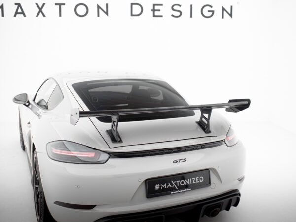 Pol po carbon spoiler with internal brackets uprights v 1 porsche 718 cayman 982c 21509 12