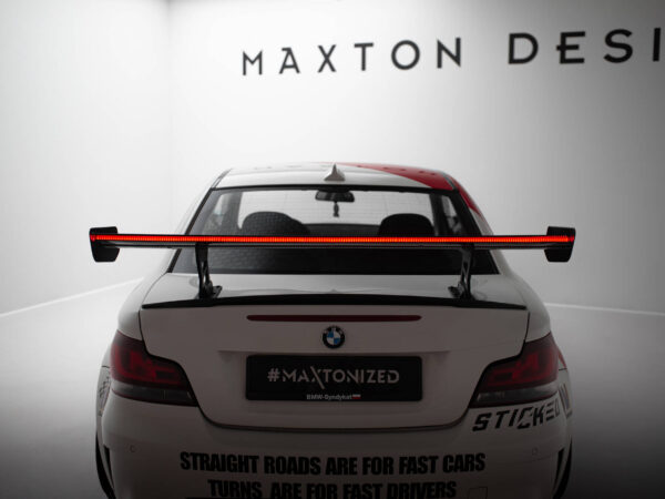 Pol po carbon spoiler with internal brackets uprights v 2 led bmw 1 m e82 21620 17