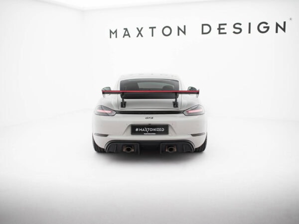 Pol po carbon spoiler with internal brackets uprights v 2 led porsche 718 cayman 982c 21515 14