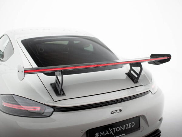 Pol po carbon spoiler with internal brackets uprights v 2 led porsche 718 cayman 982c 21515 18