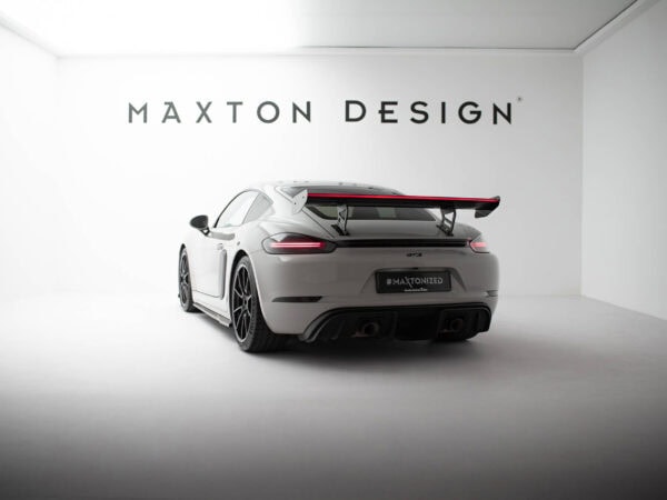 Pol po carbon spoiler with internal brackets uprights v 2 led porsche 718 cayman 982c 21515 20