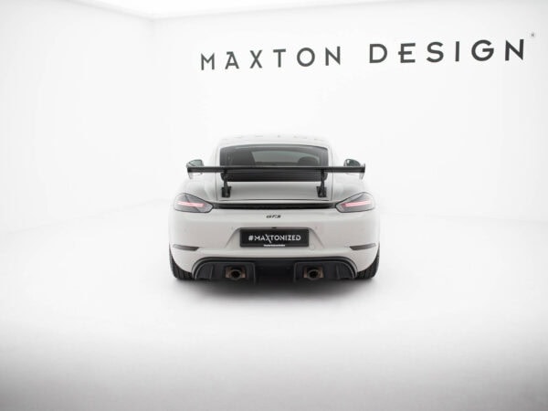 Alternative view of Maxton Design Prepreg Carbon Fibre Spoiler V.2 For Porsche 718 Cayman 982c
