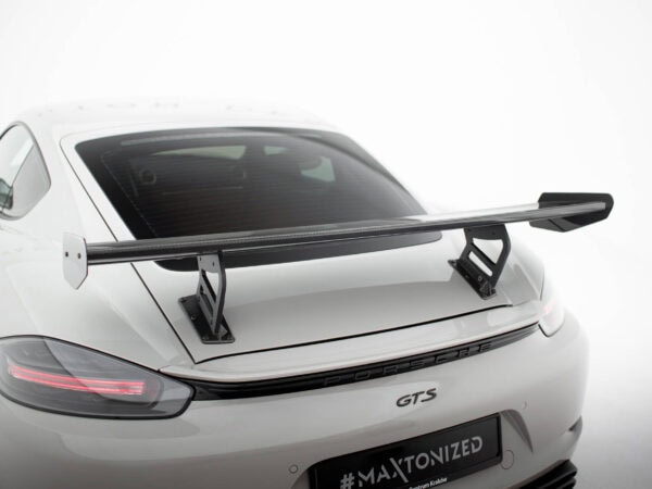 Pol po carbon spoiler with internal brackets uprights v 2 porsche 718 cayman 982c 21513 9